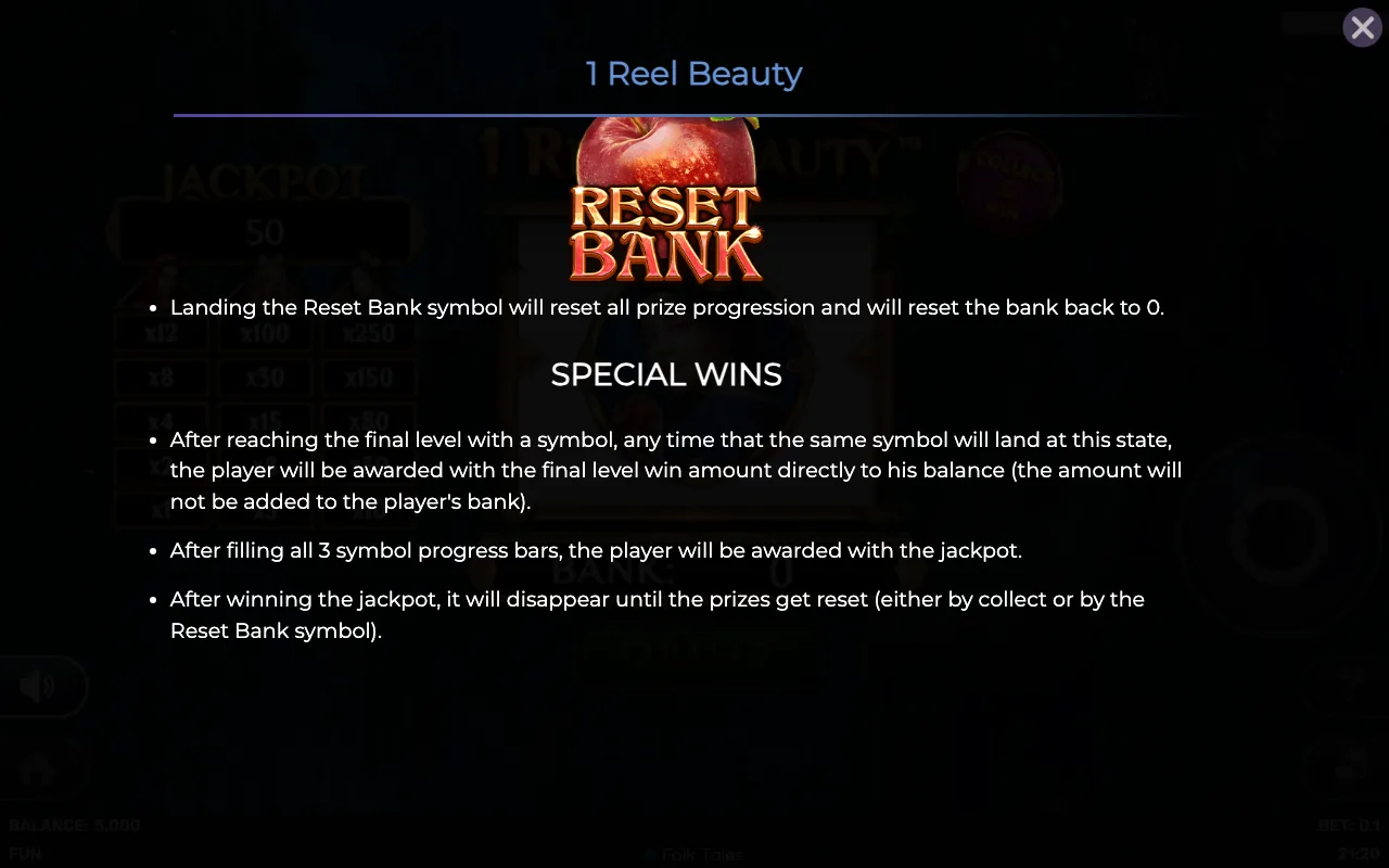Game rules, page 3 — 1 Reel Beauty