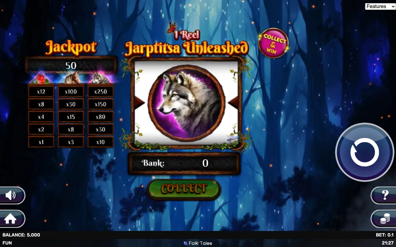 The base game — 1 Reel Jarptitsa Unleashed