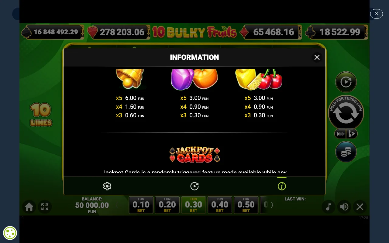 Game rules, page 2 — 10 Bulky Fruits