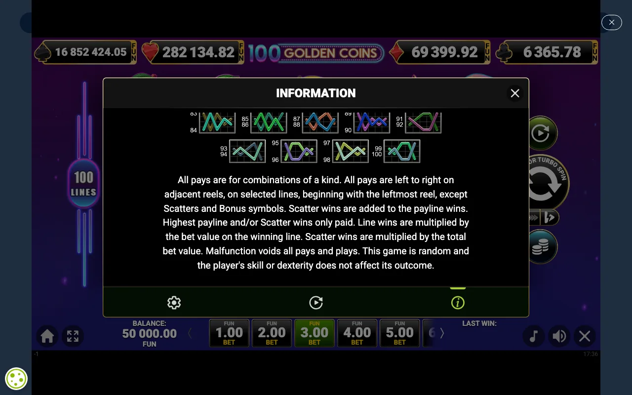 Game rules, page 6 — 100 Golden Coins