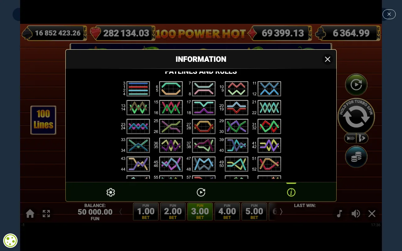 Game rules, page 4 — 100 Power Hot