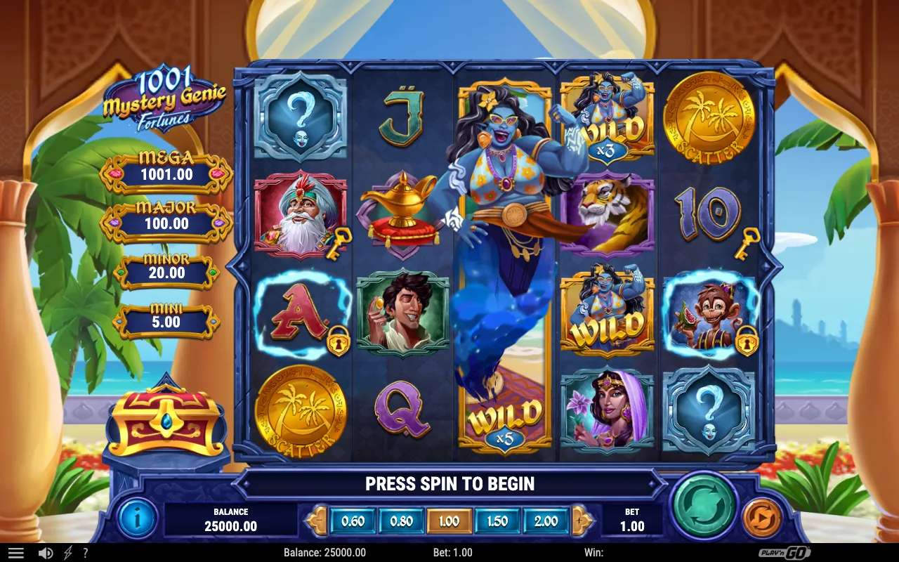 The base game — 1001 Mystery Genie Fortunes