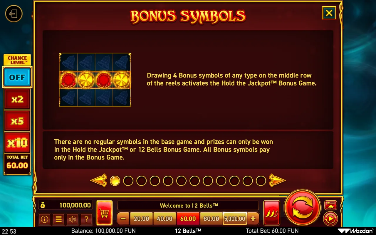 Game rules, page 1 — 12 Bells