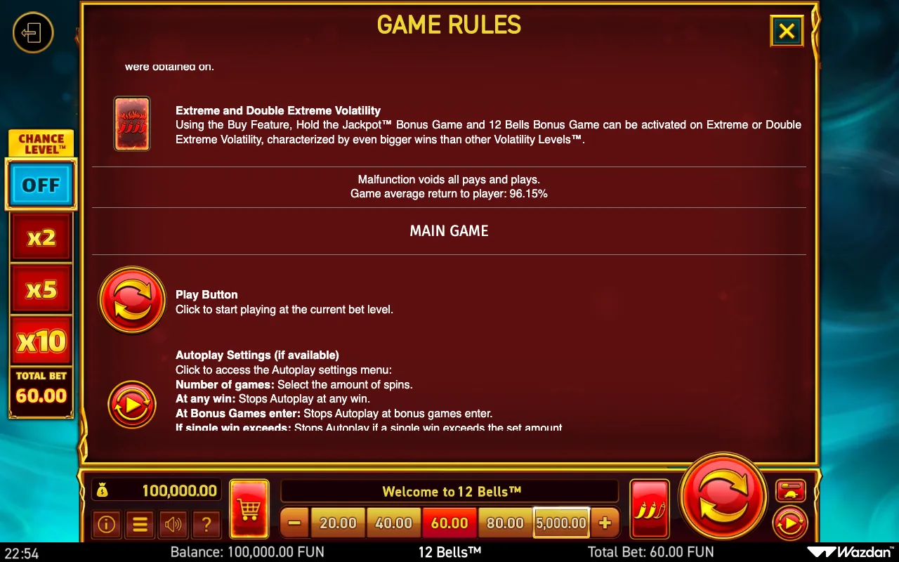 Game rules, page 15 — 12 Bells
