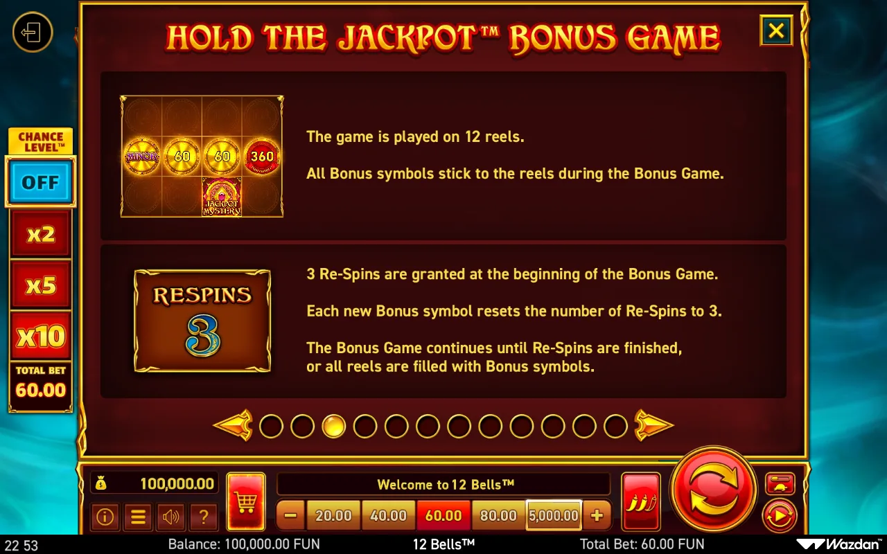 Game rules, page 3 — 12 Bells