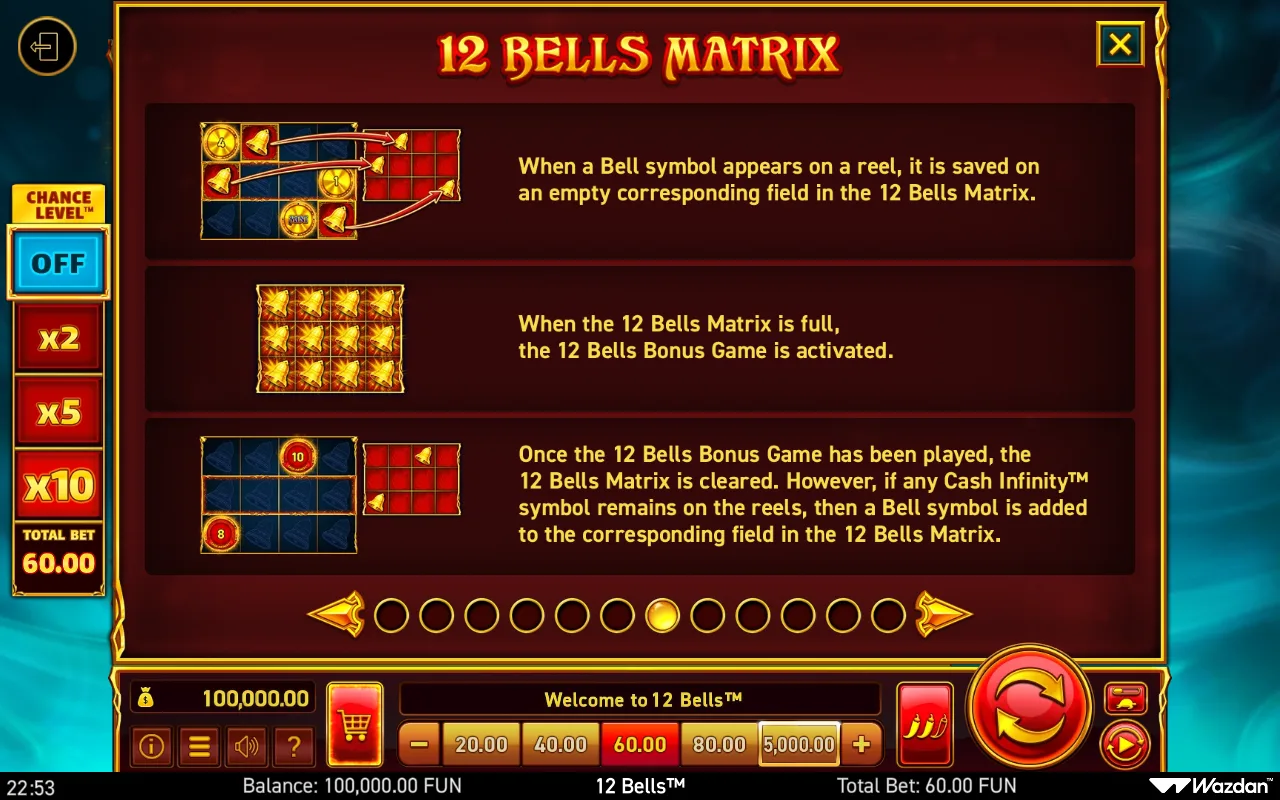 Game rules, page 7 — 12 Bells