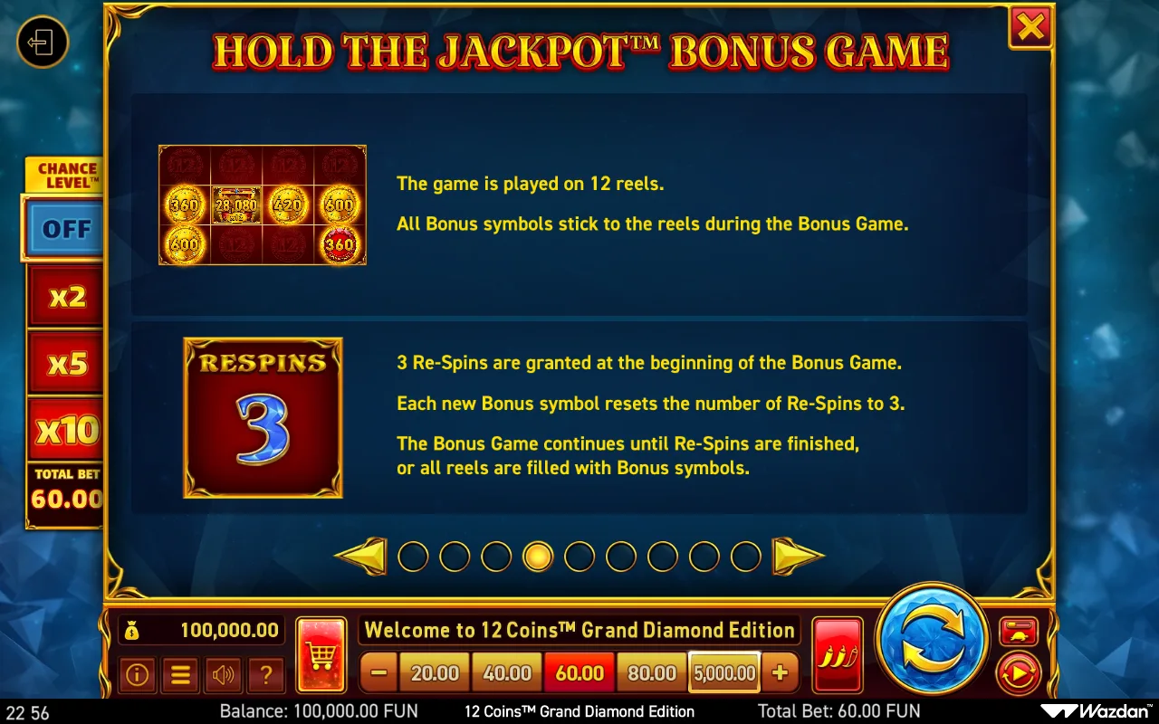 Game rules, page 4 — 12 Coins Grand Diamond Edition