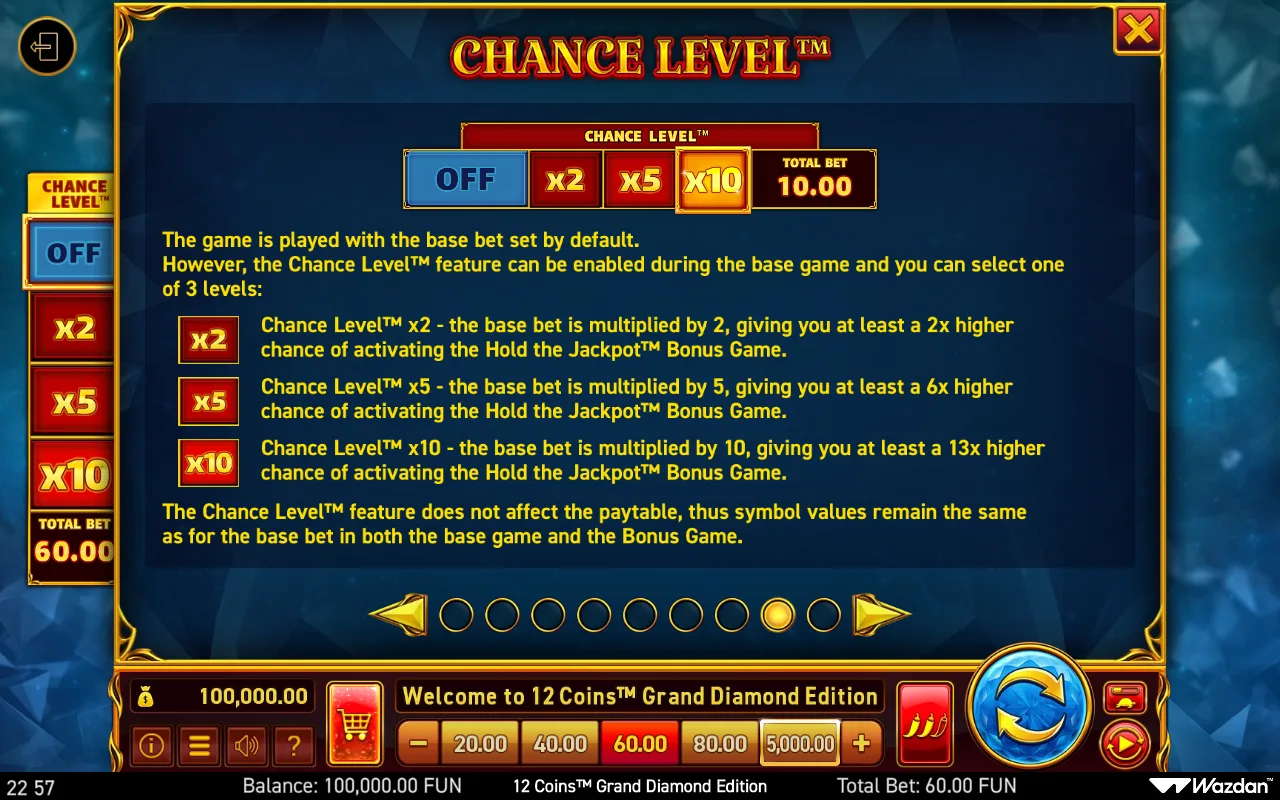 Game rules, page 8 — 12 Coins Grand Diamond Edition
