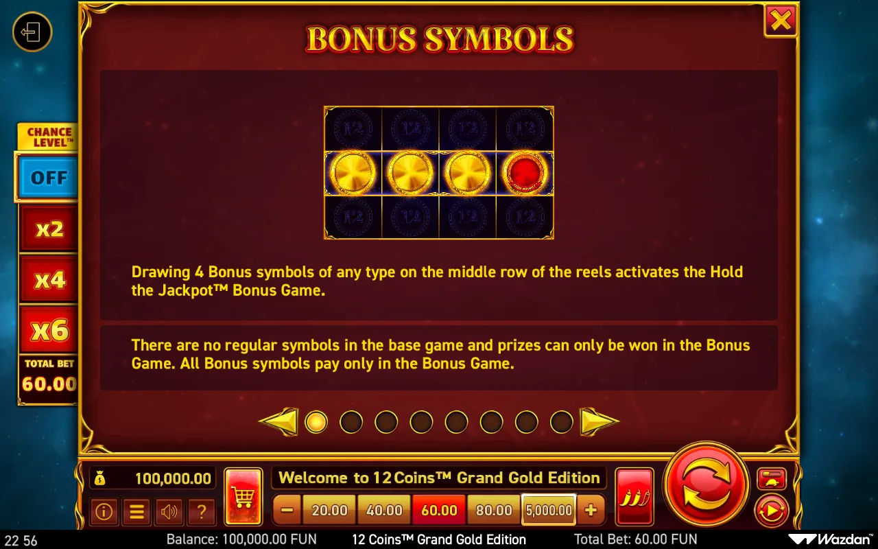 Game rules, page 1 — 12 Coins Grand Gold Edition