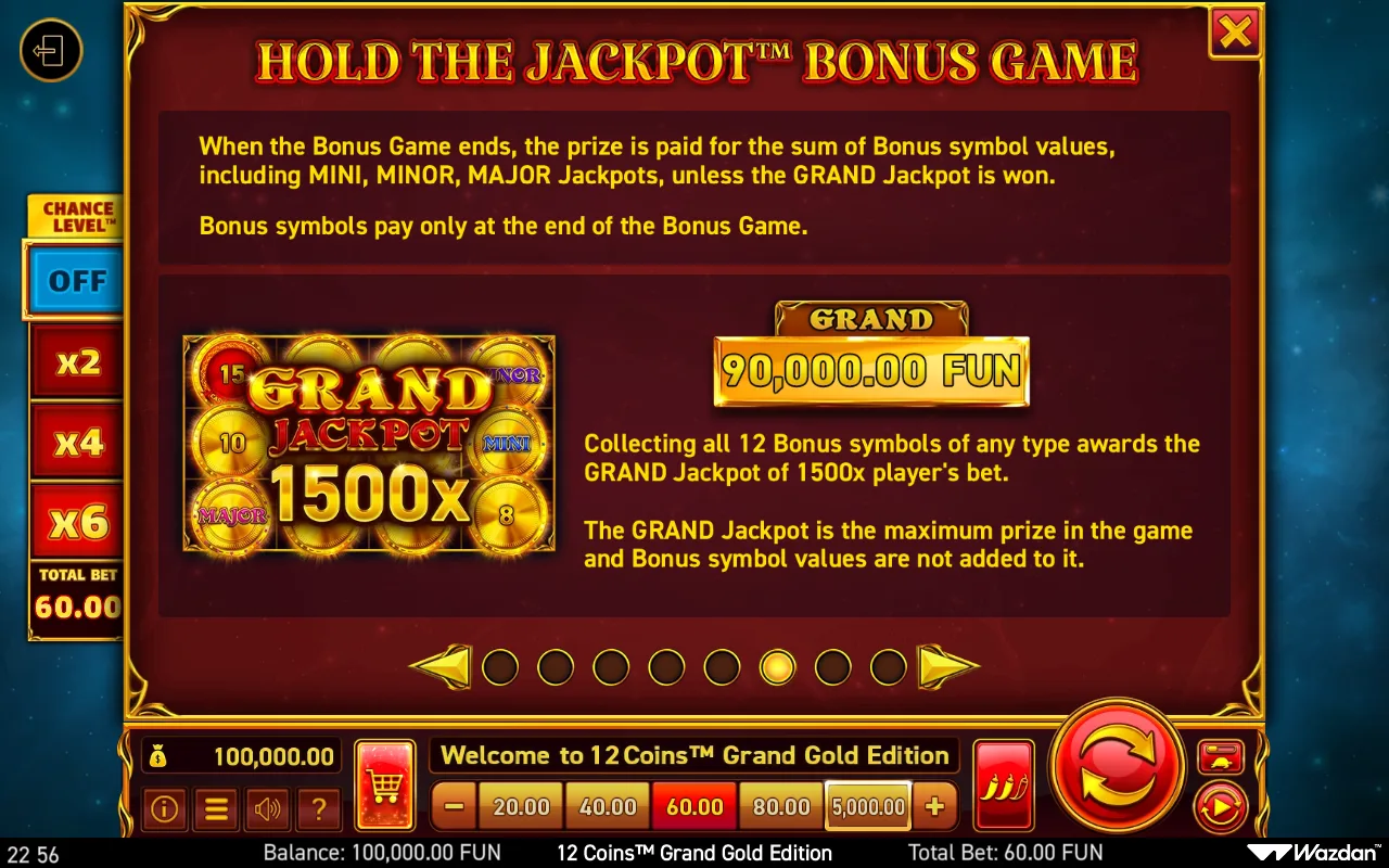 Game rules, page 6 — 12 Coins Grand Gold Edition