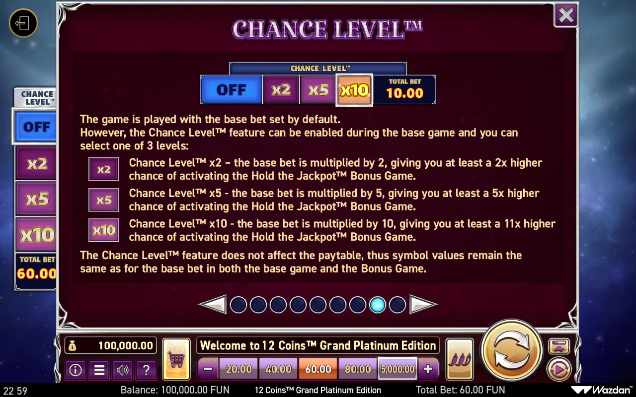 Game rules, page 8 — 12 Coins Grand Platinum Edition