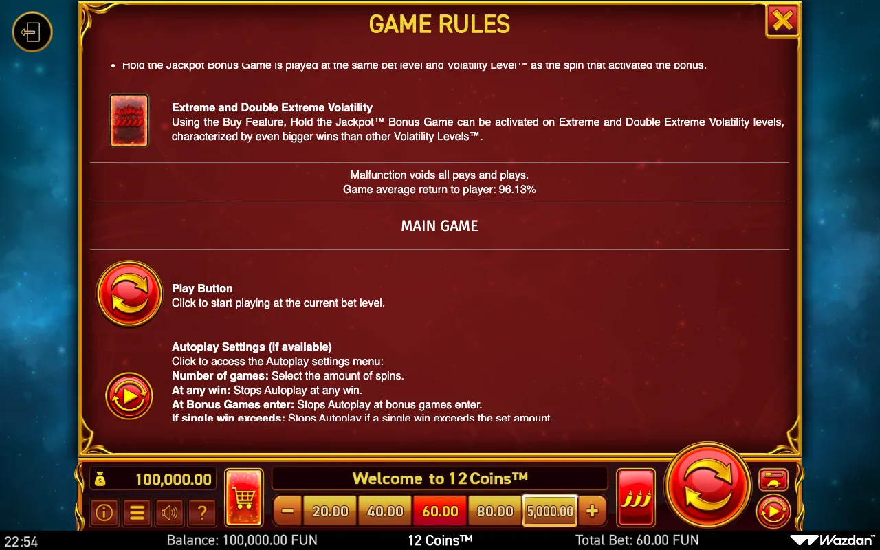 Game rules, page 10 — 12 Coins