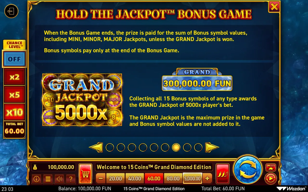 Game rules, page 7 — 15 Coins Grand Diamond Edition