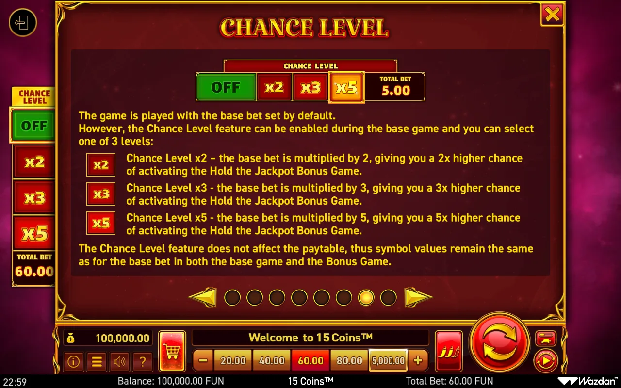 Game rules, page 7 — 15 Coins