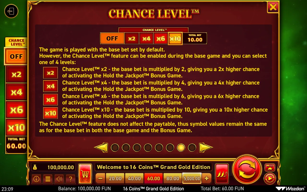Game rules, page 7 — 16 Coins Grand Gold Edition