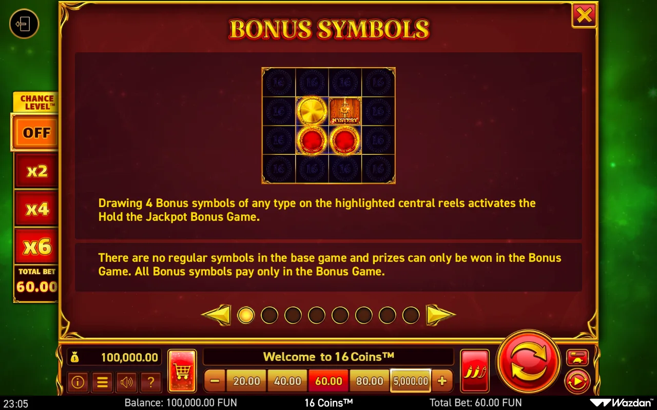 Game rules, page 1 — 16 Coins