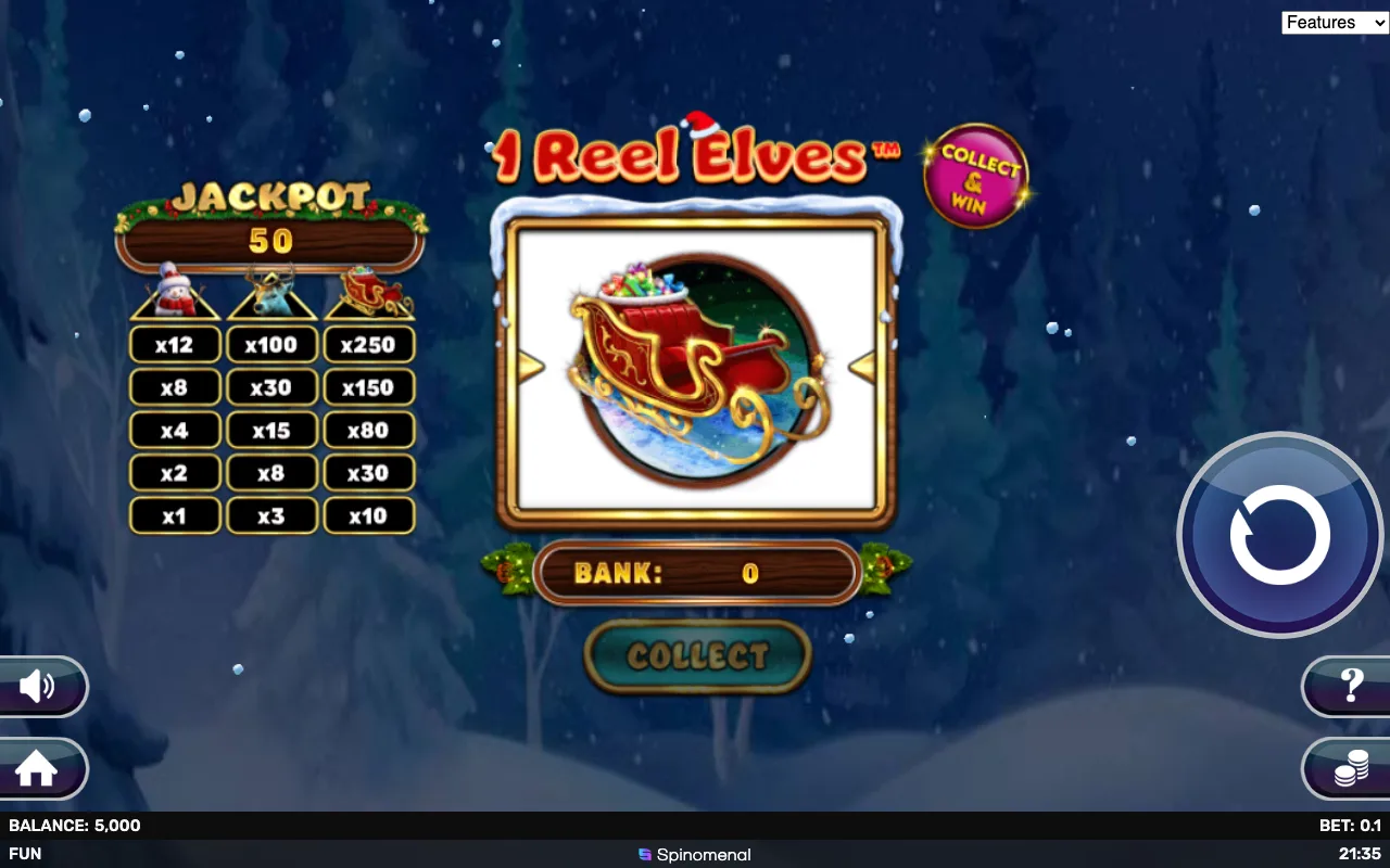 The base game — 1reel Elves