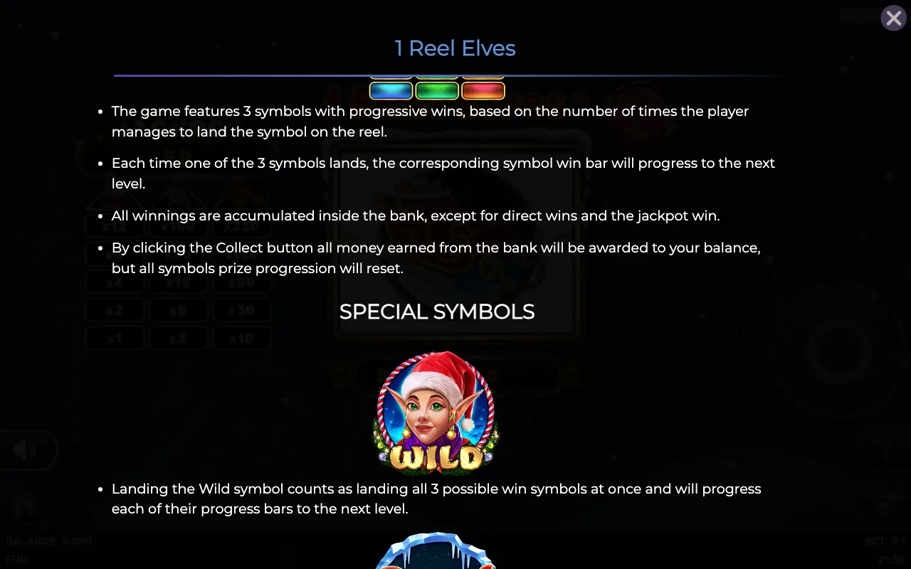 Game rules, page 2 — 1reel Elves