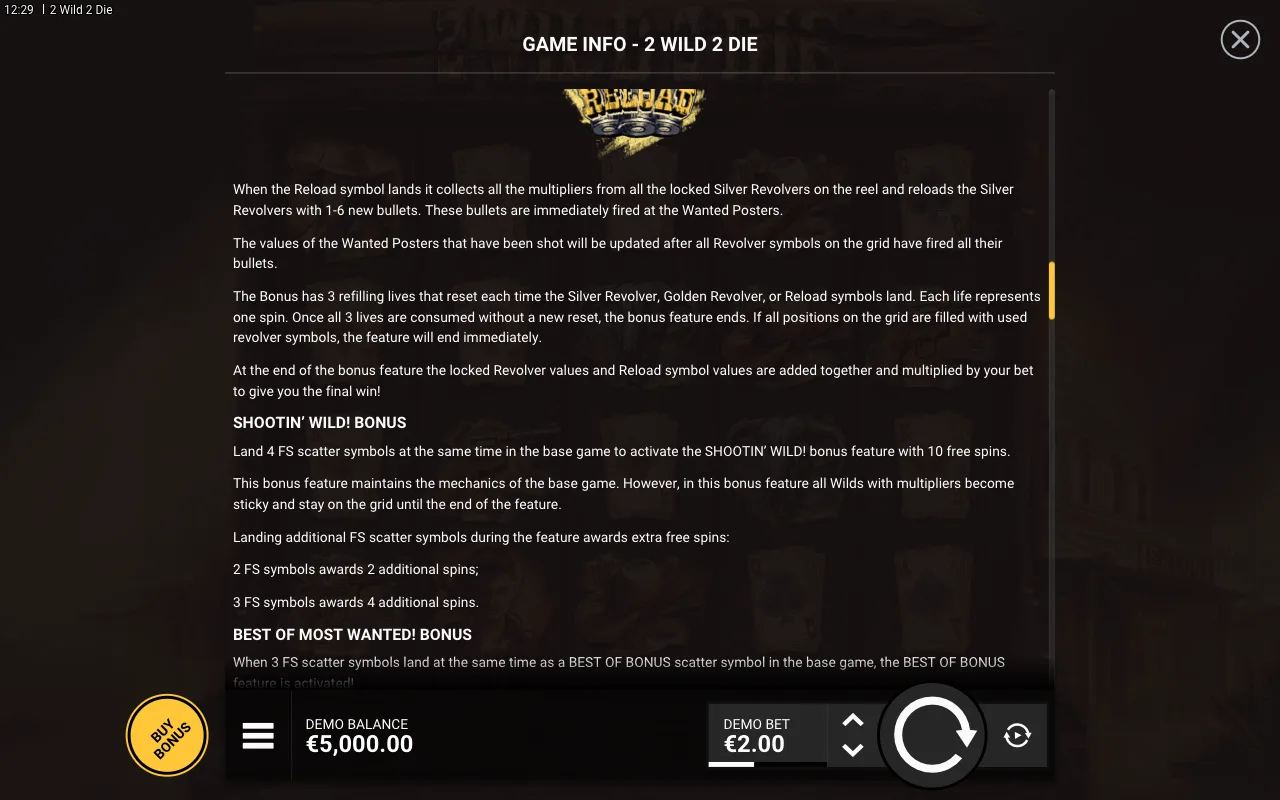 Game rules, page 4 — 2 Wild 2 Die