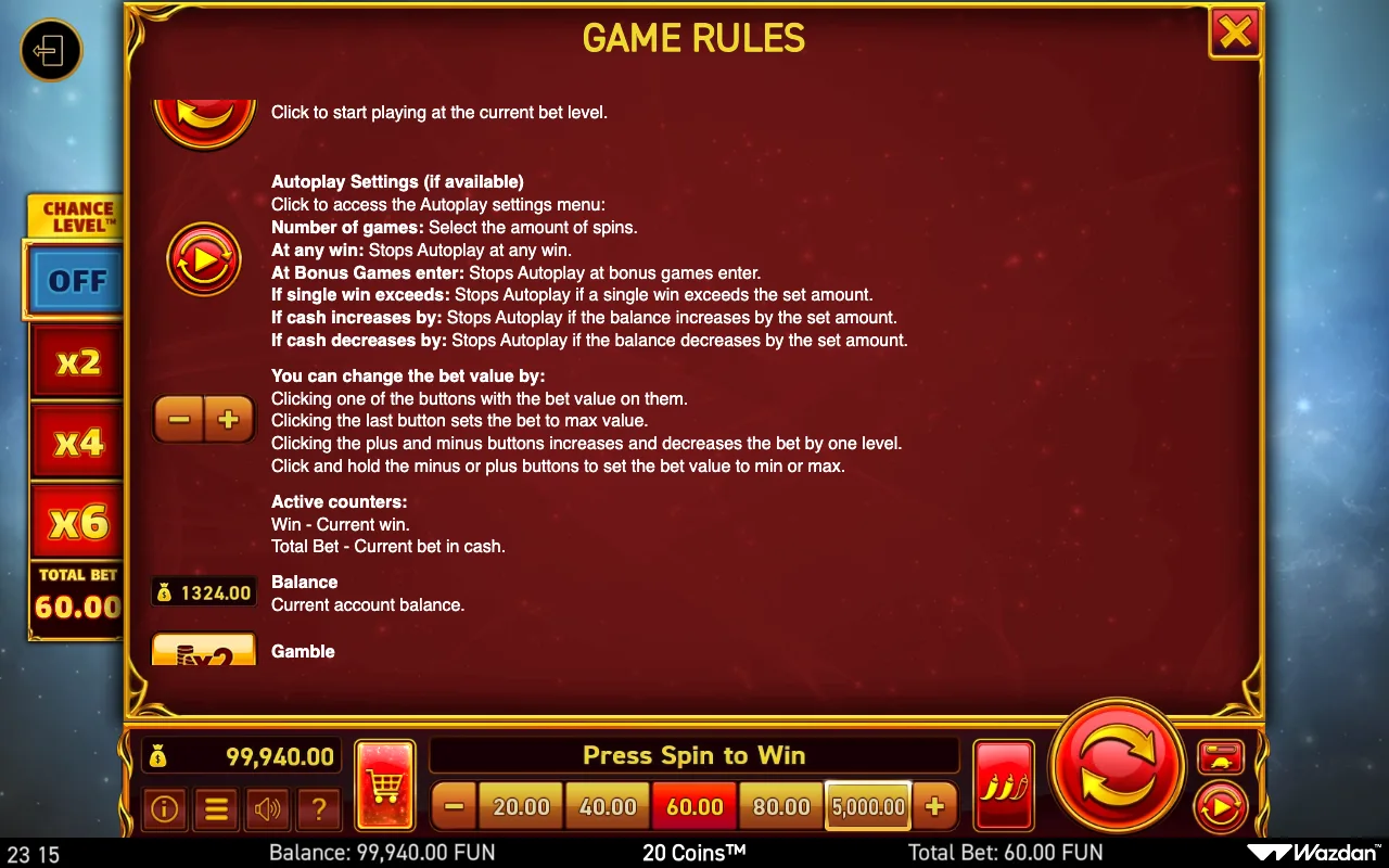 Game rules, page 12 — 20 Coins
