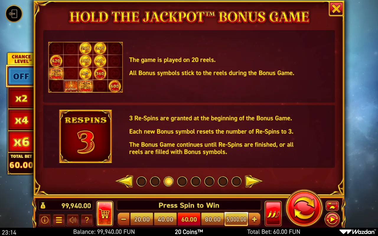 Game rules, page 3 — 20 Coins