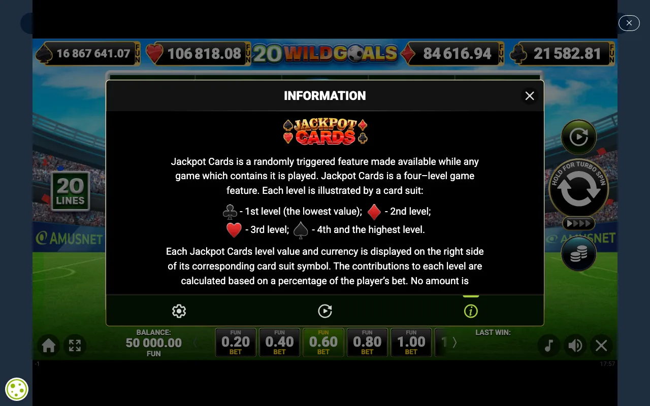 Game rules, page 3 — 20 Wild Goals