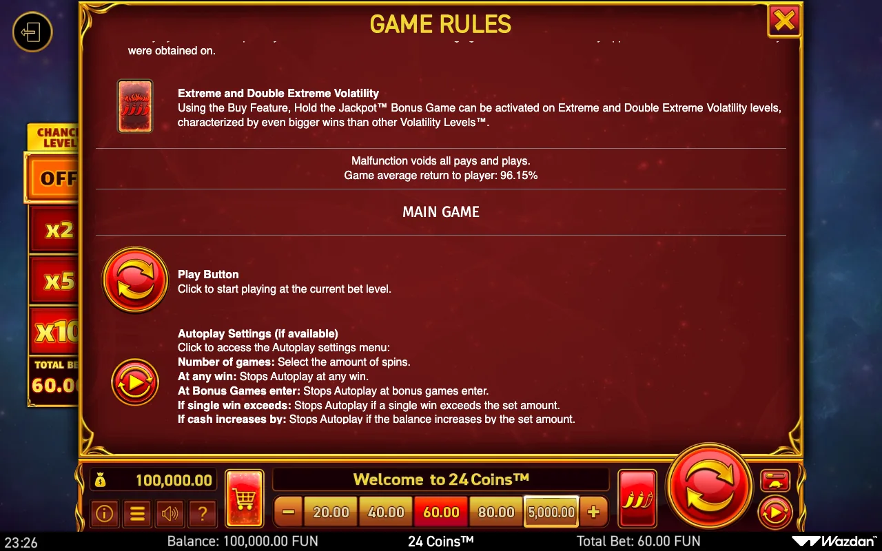 Game rules, page 12 — 24 Coins