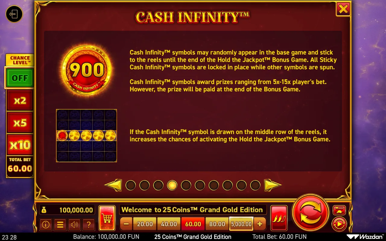 Game rules, page 4 — 25 Coins Grand Gold Edition