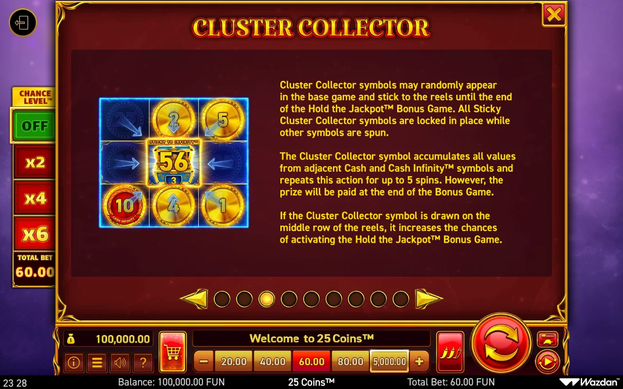 Game rules, page 3 — 25 Coins