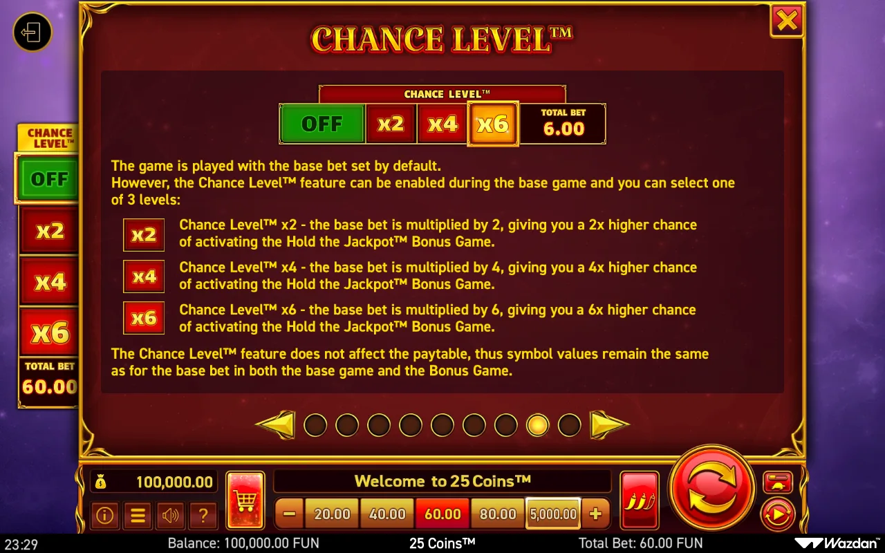 Game rules, page 8 — 25 Coins