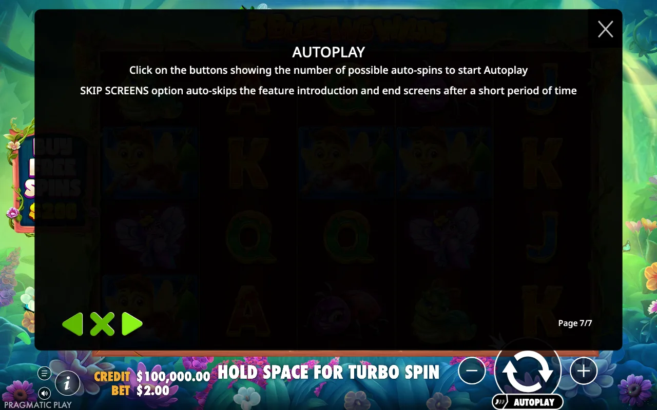 Autoplay — 3 Buzzing Wilds