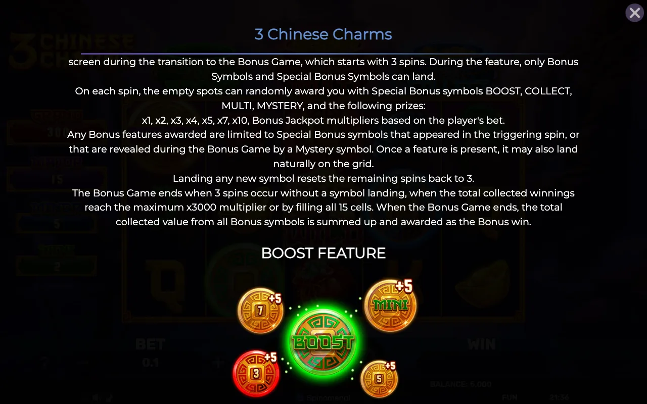 Game rules, page 2 — 3 Chinese Charms