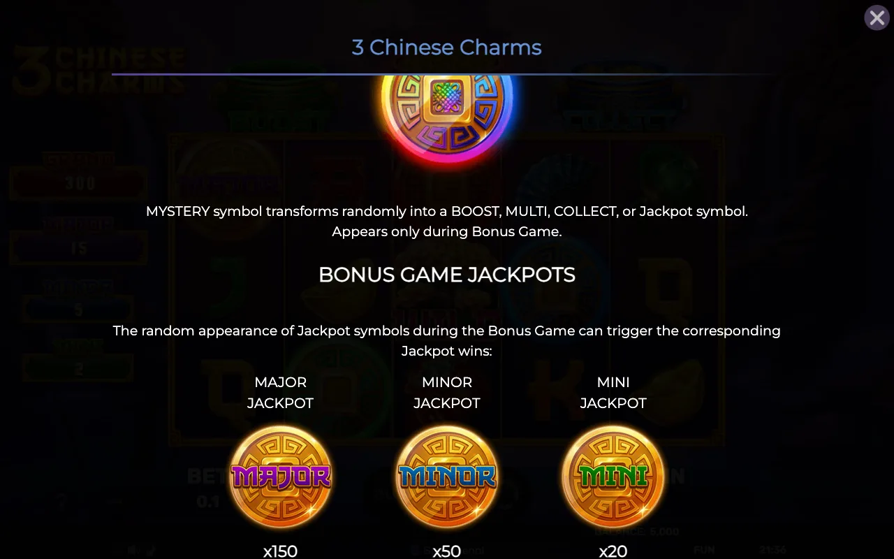 Game rules, page 4 — 3 Chinese Charms