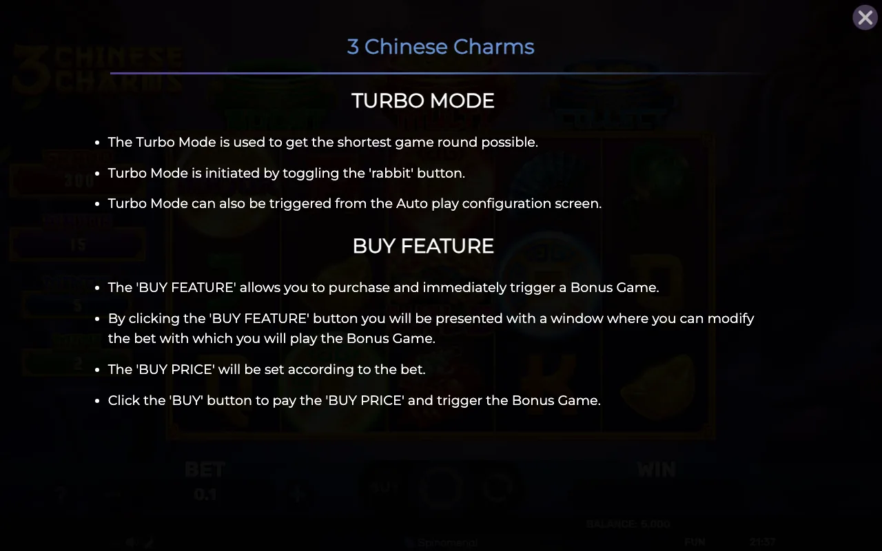 Game rules, page 8 — 3 Chinese Charms