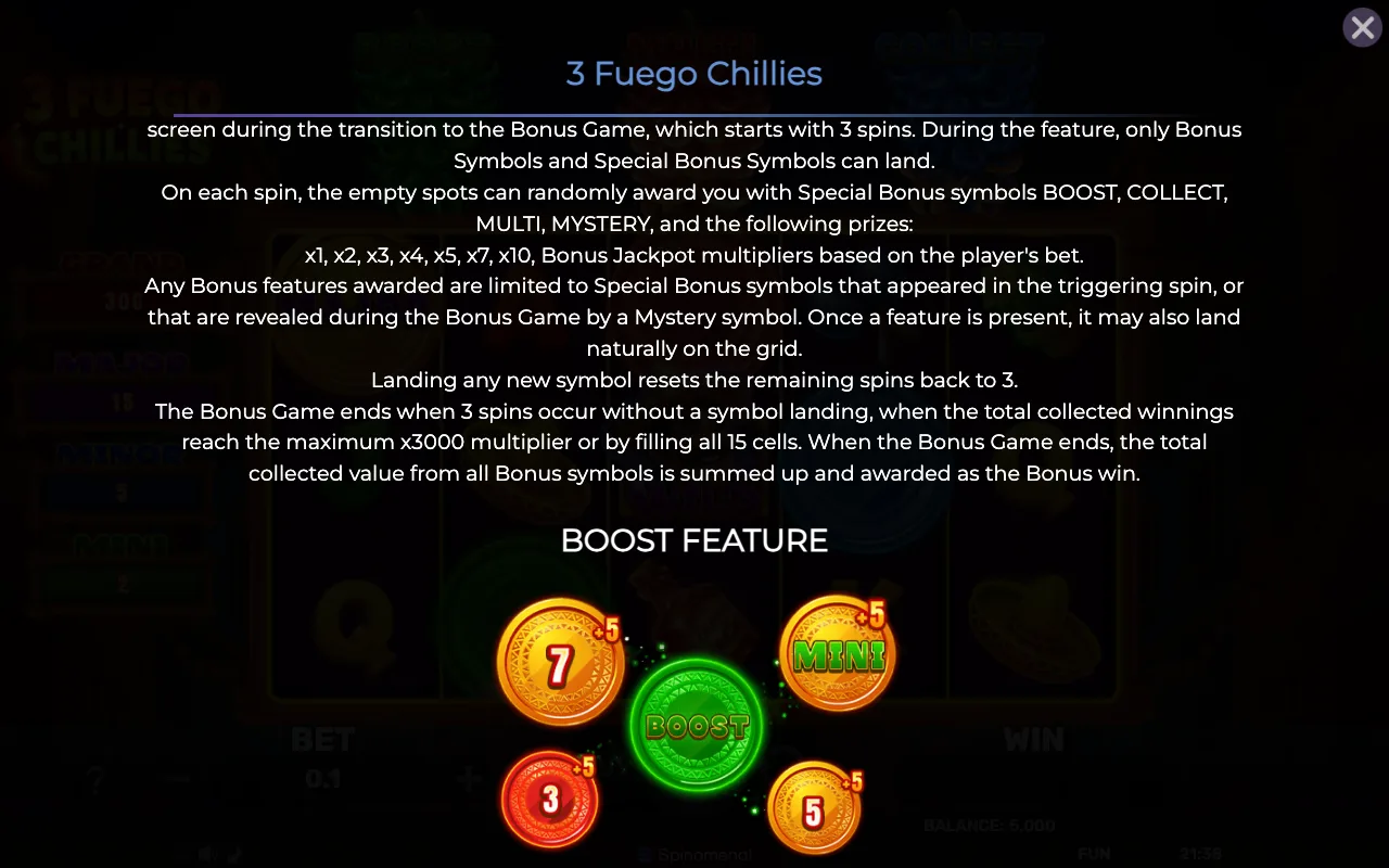 Game rules, page 2 — 3 Fuego Chillies