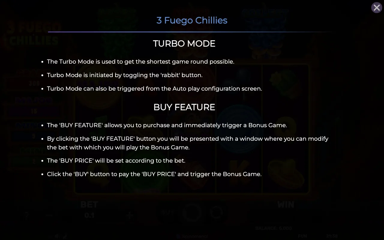 Game rules, page 8 — 3 Fuego Chillies