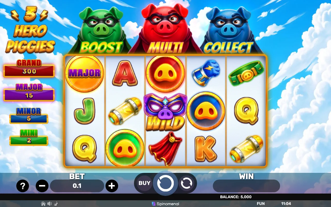 The base game — 3 Hero Piggies