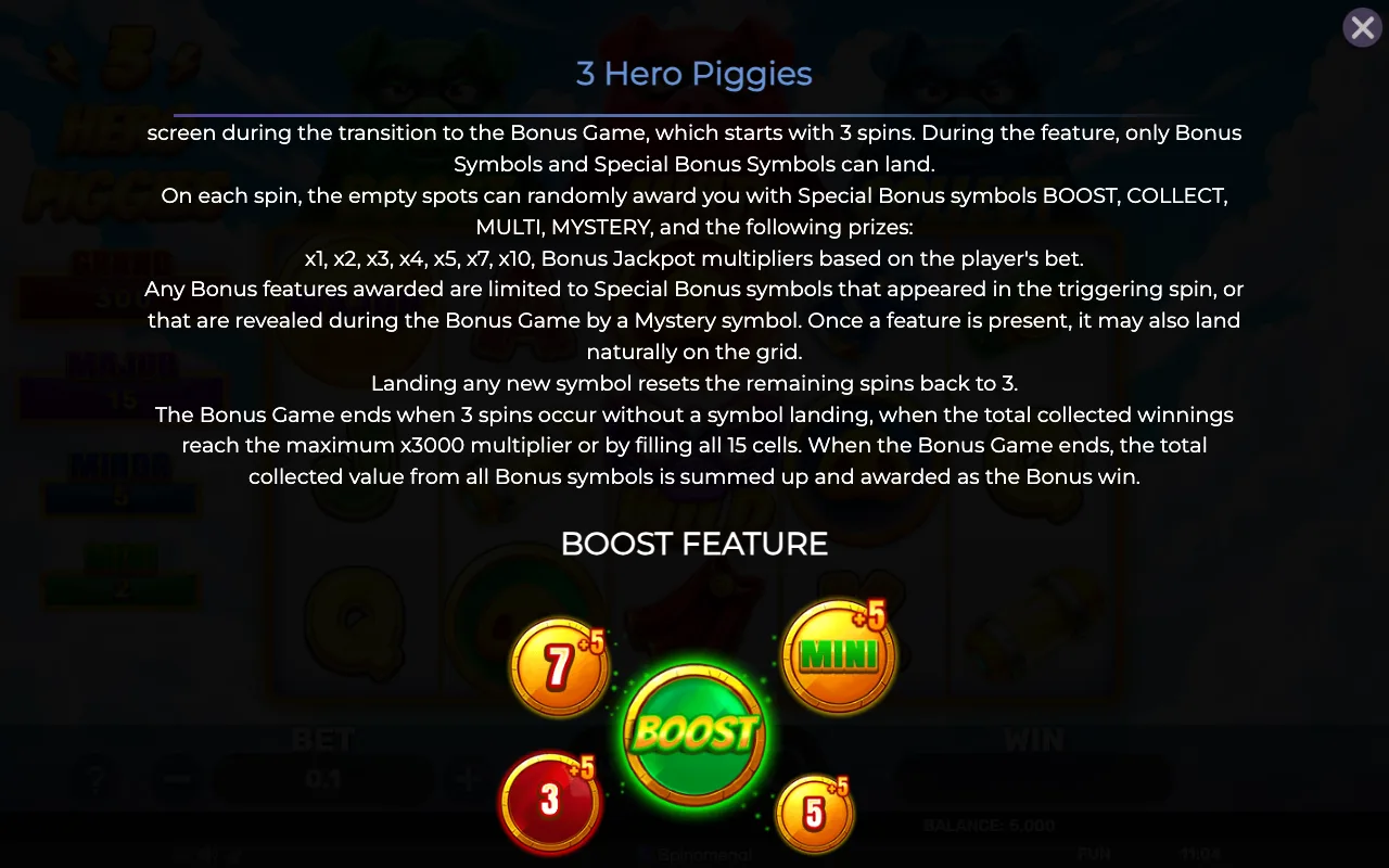 Game rules, page 2 — 3 Hero Piggies
