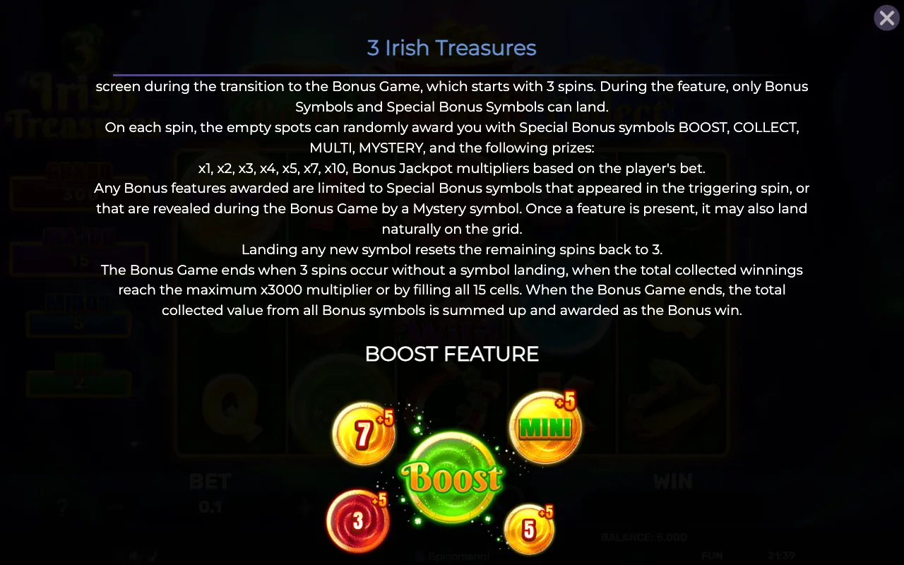 Game rules, page 2 — 3 Irish Treasures
