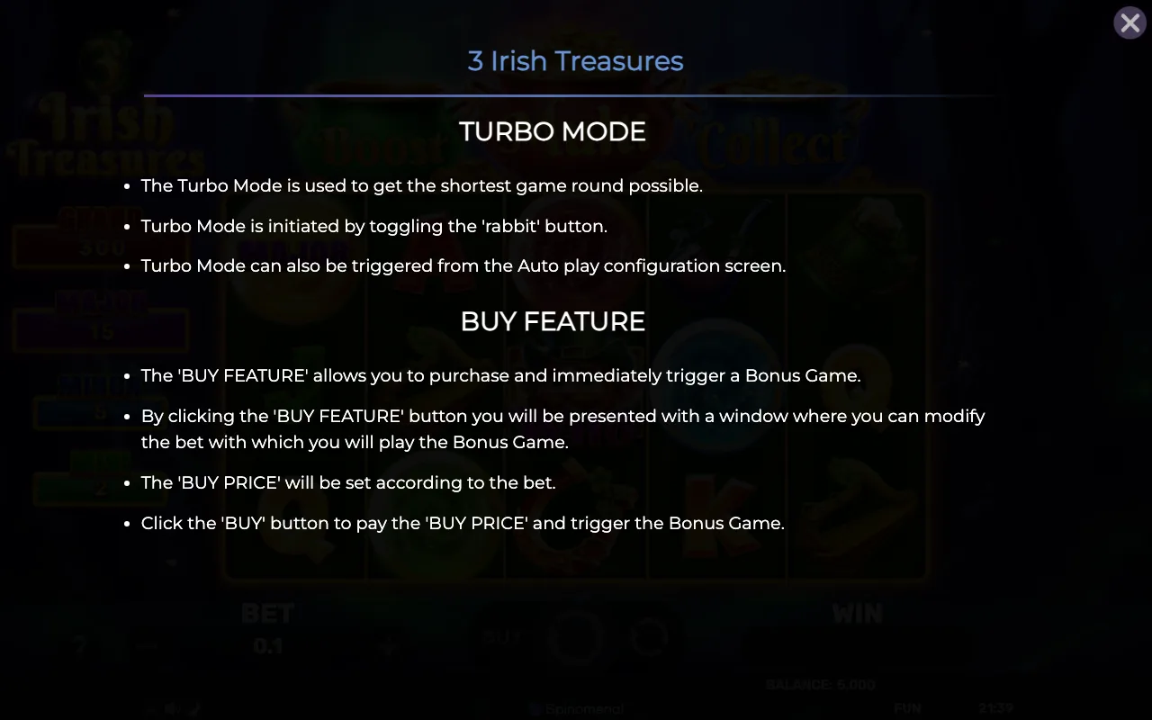 Game rules, page 8 — 3 Irish Treasures
