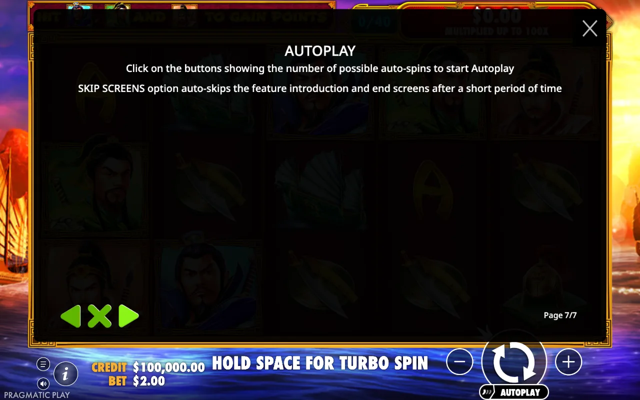 Autoplay — 3 Kingdoms — Battle of Red Cliffs