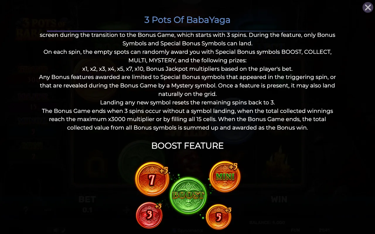 Game rules, page 2 — 3 Pots of Baba Yaga