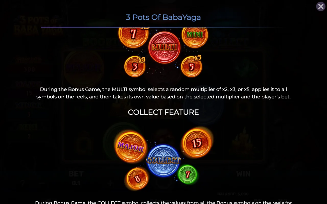 Game rules, page 3 — 3 Pots of Baba Yaga