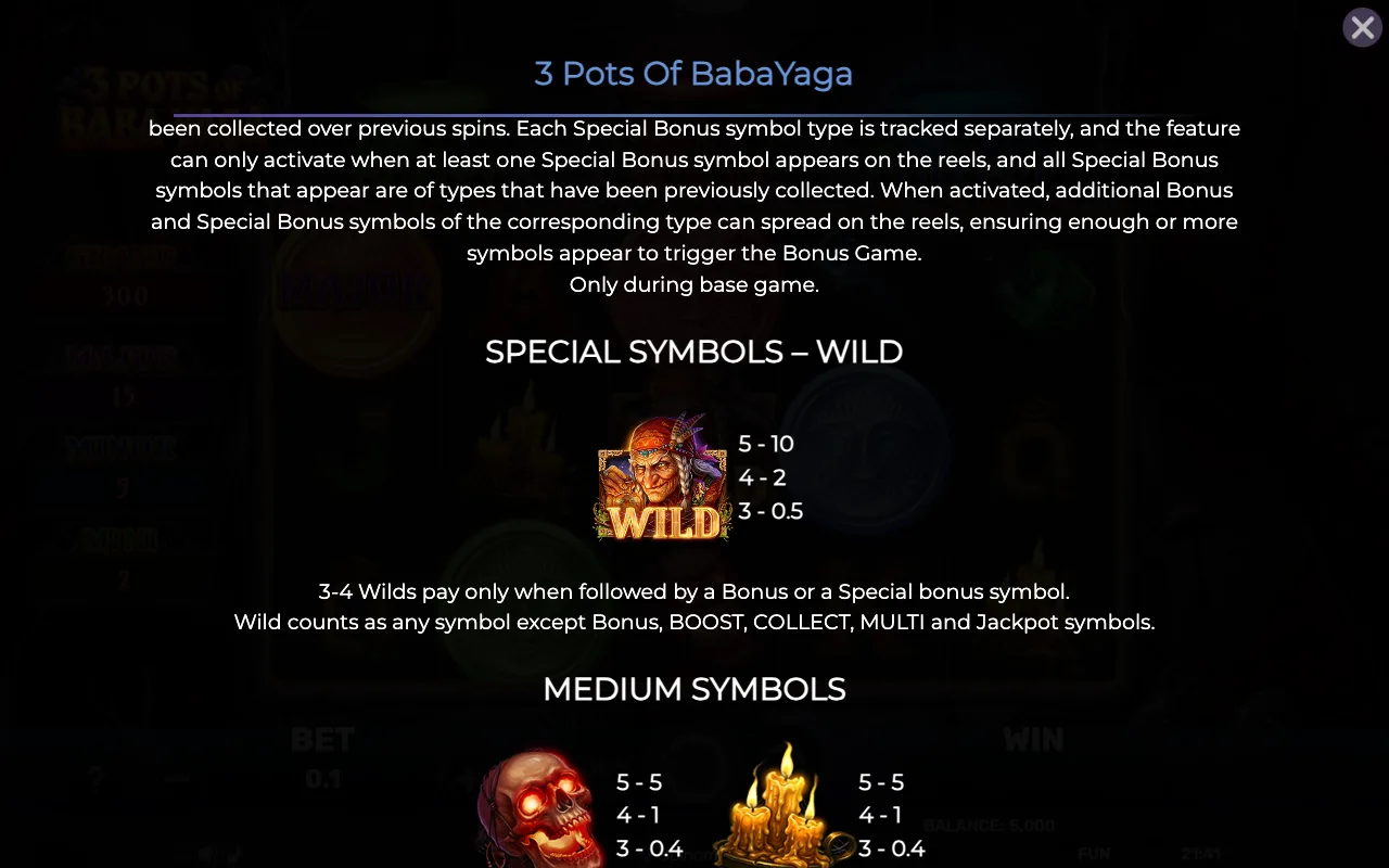 Game rules, page 5 — 3 Pots of Baba Yaga