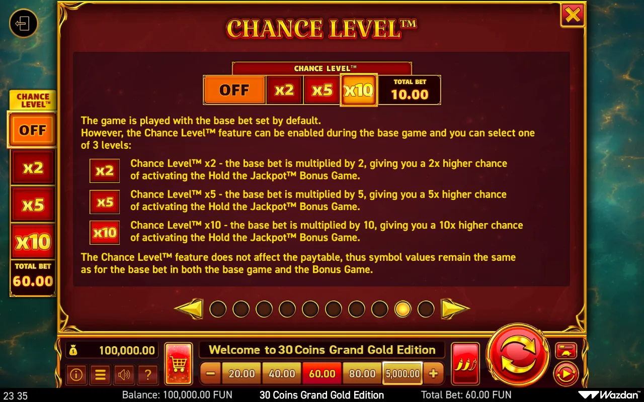 Game rules, page 9 — 30 Coins Grand Gold Edition