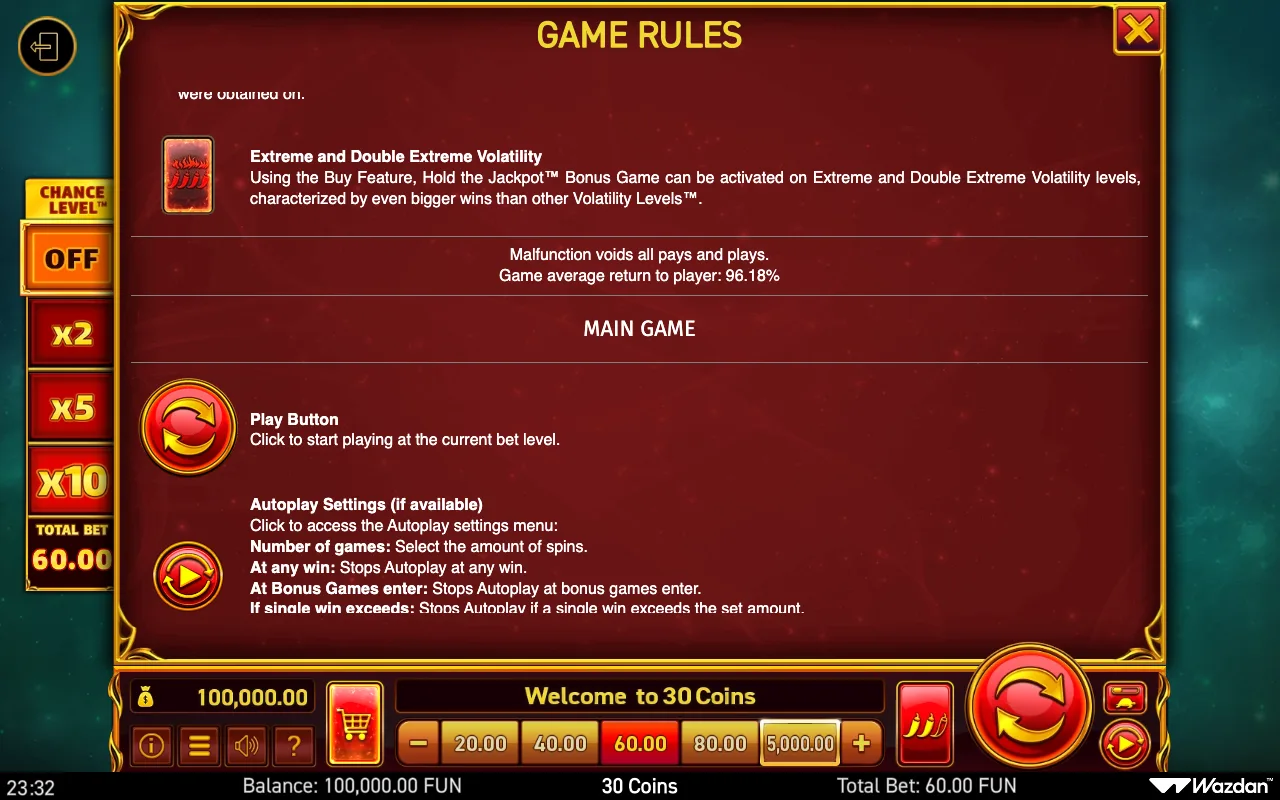 Game rules, page 12 — 30 Coins
