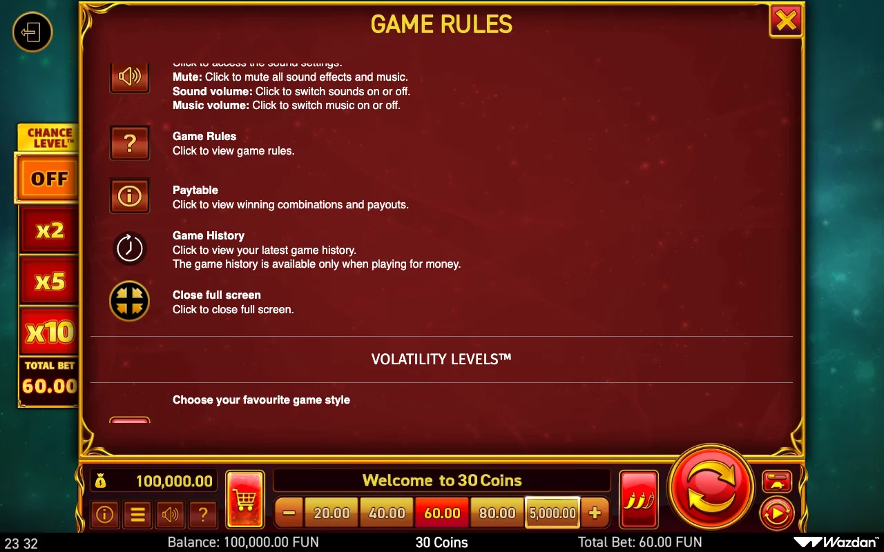 Game rules, page 14 — 30 Coins