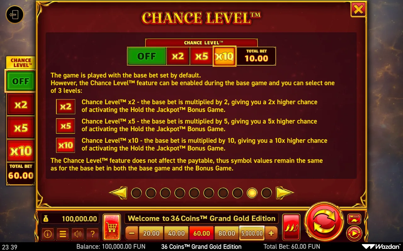 Game rules, page 9 — 36 Coins Grand Gold Edition