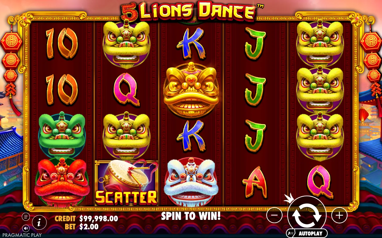 Buying the feature — 5 Lions Dance