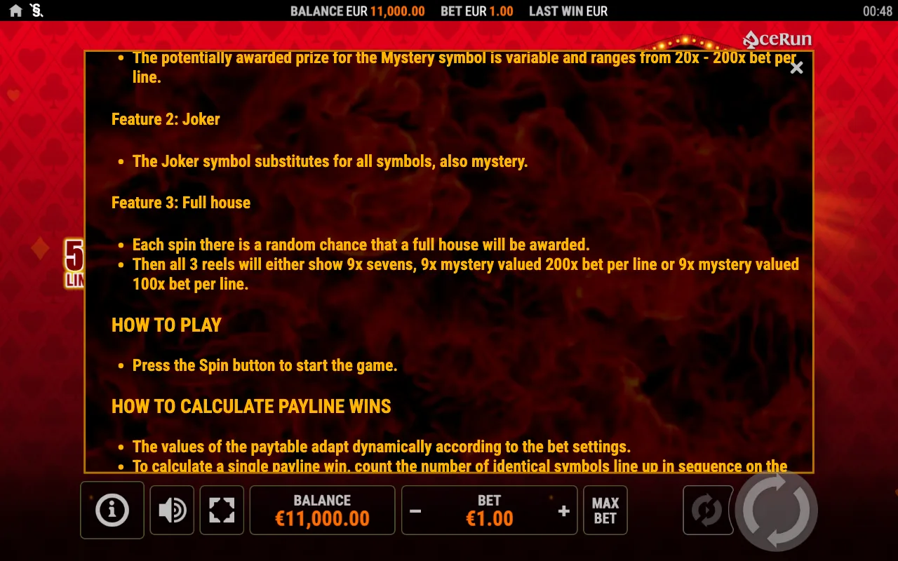 Règles du jeu, page 3 — 50 Jokers Hotfire